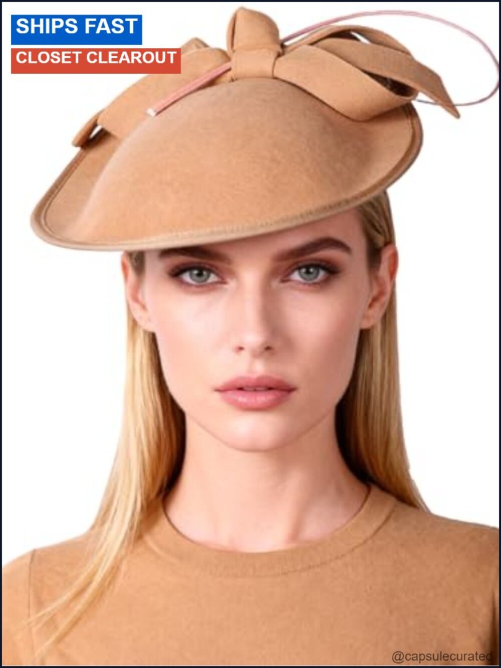 Wool Felt Fascinator Fedora Pillbox Church Wedding Racing Hat